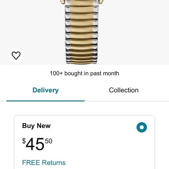 3 for $33 Timex Women's T2H381 Easy Reader Two-Tone Expansion Band Watch - Picture 9 of 9